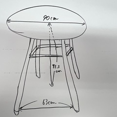 【ニトリ】【セット販売】2脚ハイチェア（カウンターチェア）&1台ハイテーブル1の画像