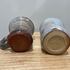 萩焼　コーヒーカップ　湯呑みの画像