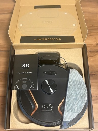 20%OFF【ジャンク扱い】eufy RoboVac X8 Hybrid（使用2年半・美品）修理できる方へ！