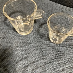 Nespressoのガラス製カップ2個セットの画像