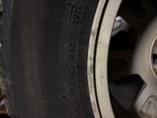 Michelinスタッドレスタイヤアルミ付き4本セット