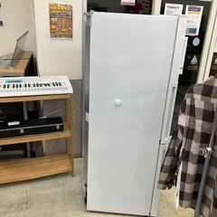 今2603-300 SHARP 2ドア冷蔵庫 SJ-PD27D-W 271L 2018年製 動作確認済み キズ汚れ有りの画像