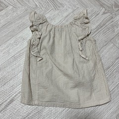 Natural Basic Style フリル袖 トップス 90 ナチュラルの画像