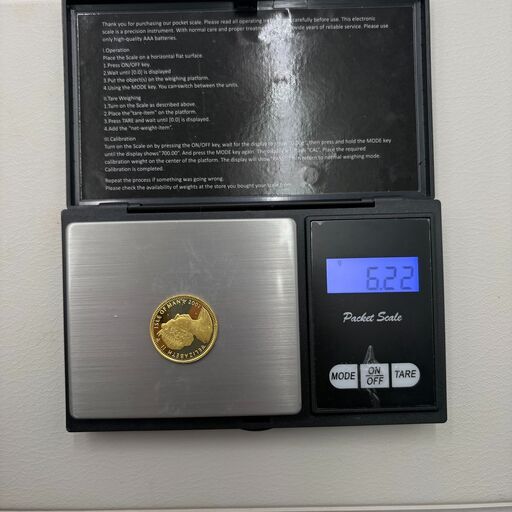【❗️✨K24純金コイン✨❗️】 ✨マン島キャットコイン 1/5oz 約6.2g エリザベス2世 金貨 コレクション