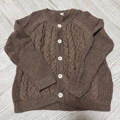 カーディガン 3点セット 95 100 テータテート ナチュラルの画像