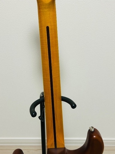 国産良品 コンポーネント ギター ストラトキャスター Stratocaster 2Pアルダー 虎杢ネック ほぼ新品