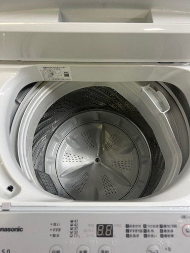 【成約済み】【6ヶ月保証】【分解洗浄】Panasonic NA-F5B1 2023年製 洗濯5kg