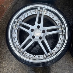 WORK GNOSIS GS2 深リム タイヤ ホイール 4本セットの画像