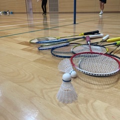 のんびりバドミントン🙂‍↕️🌼