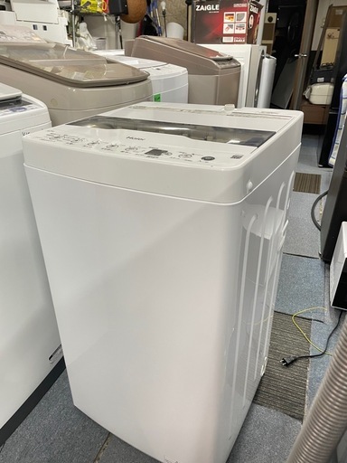 北九州市内配送無料　保証付き Haier 4.5kg 全自動洗濯機 JW-HS45B 2022年製 ハイアール