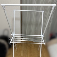 【帰国処分】ニトリ 折りたたみ物干の画像