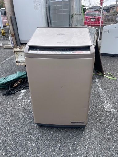 北九州市内配送無料保証付き 日立BW-DV100B-N 縦型洗濯乾燥機 ビート 