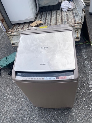 北九州市内配送無料保証付き 日立BW-DV100B-N 縦型洗濯乾燥機 ビート 