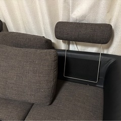 LOWYA 3人掛けカウチソファ ハイバックソファの画像