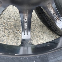 プリウス セレナ ノア用 195/65R15 スタッドレス ブリヂストン BLIZZAK ホイール付4本 溝ありの画像