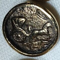 【昭和レトロ】幌馬車 ボタン 16個の画像