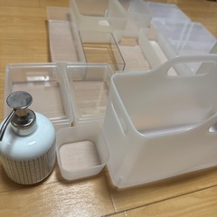 IKEA ダイソー セリア 収納ケース 26個まとめ売りの画像