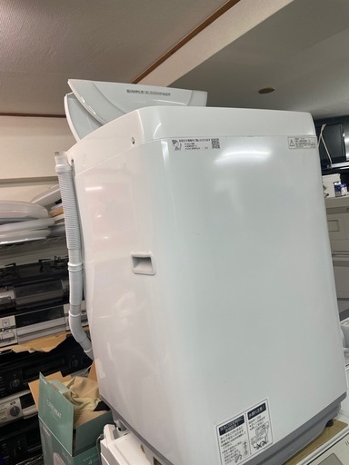 北九州市内配送無料　保証付き シャープES-GE6B-W 全自動洗濯機 ホワイト系 [洗濯6.0kg /上開き] 