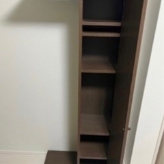 ⭐️【お値引き致しました！格安！】今から新生活の準備！おしゃれな全身鏡付きクローゼット収納！の画像