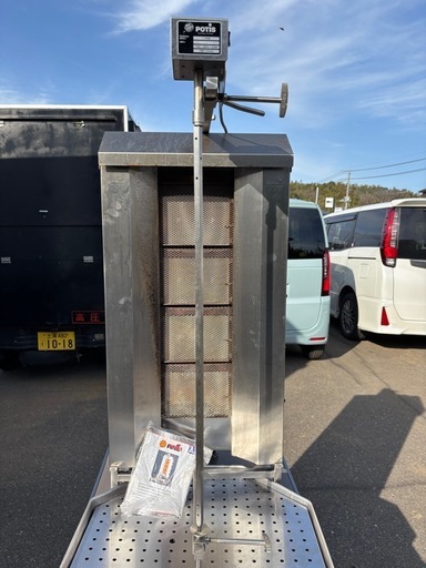 POTIS 業務用ケバブグリル LPガス 4バーナー ドネルケバブ キッチンカー