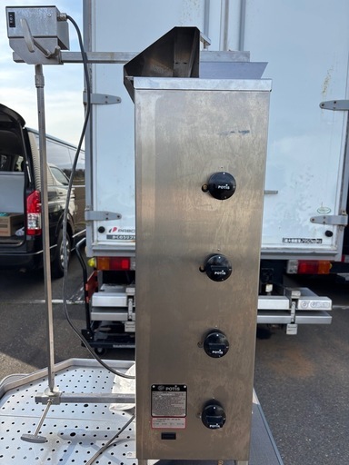 POTIS 業務用ケバブグリル LPガス 4バーナー ドネルケバブ キッチンカー