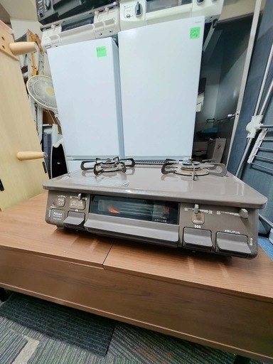配送可能　保証付き PALOMA PA-S42BMA-1R LP  水なし片面焼きグリル付コンロ 右強火力