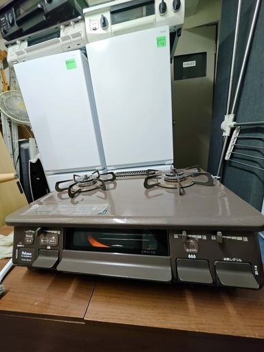 配送可能　保証付き PALOMA PA-S42BMA-1R LP  水なし片面焼きグリル付コンロ 右強火力