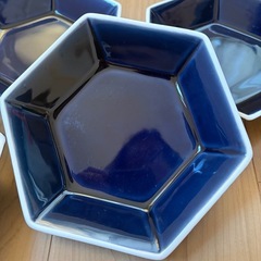 IKEA   六角皿　4枚セットの画像