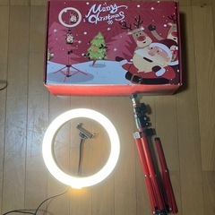 【安い商品全て無料】LEDリングライト スマホ撮影用 三脚付き 配信 自撮りライト ライブ配信 撮影用ライト ジャンク 訳ありの画像
