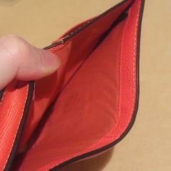 coach 二つ折り財布の画像