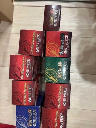 ワンピースカード　ボックス9セット