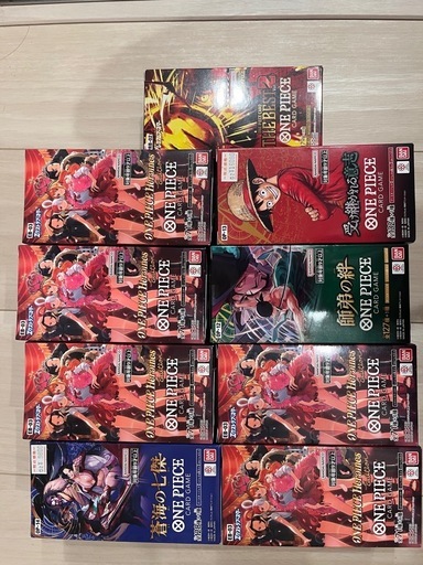 ワンピースカード　ボックス9セット