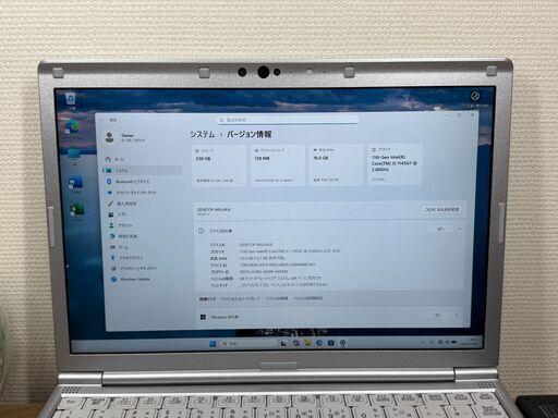 超美品＞01189 軽量 Panasonic レッツノート CF-SV1 16GB/SSD256 i5  office2024 ノート