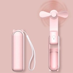新品未使用　充電も出来る携帯扇風機の画像