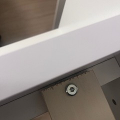 【解体済み】木製 ロフトベッド      ホワイトの画像