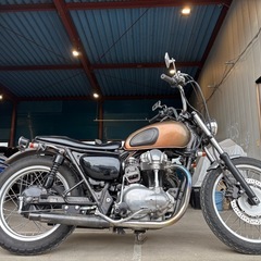 KAWASAKI W650 EJ650A 車検付き車両　ビンテージ感たっぷりの画像