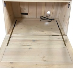 カントリー調 ライティングデスク スツール付きの画像