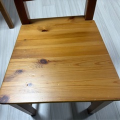 ⑥ IKEA ダイニングテーブル＆ダイニングチェア（2脚）の画像