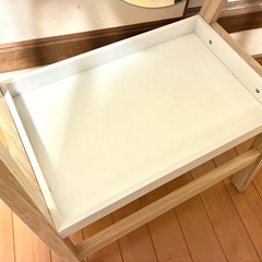 棚付きスタンドミラー　全身鏡　ニトリの画像