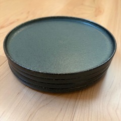 ランチプレート　深緑　4枚セットの画像