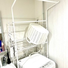 
洗濯機ラック・洗濯カゴ 3点セット  商品コード   8530773-8500601の画像