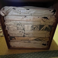 蒔絵風 角盆（黒塗り）の画像