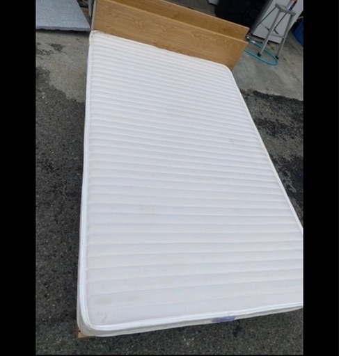 シングルベッド マットレスつき付き