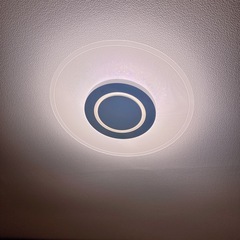 【緑区長津田】即渡し希望　クリア二重調光シーリングライト　タイマー機能、調光ありの画像