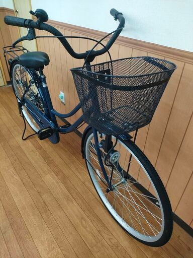 婦人用自転車 ママチャリ 紺色 26インチ