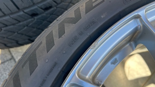 ホンダ純正ホイール　ブラポリ　155/65R14　ブリジストン　セリアル4522　8分山位　比較的きれいなホイールです！！ ホンダ純正ホイール ブラポリ 155/65R14 ブリジストン セリアル4522 8