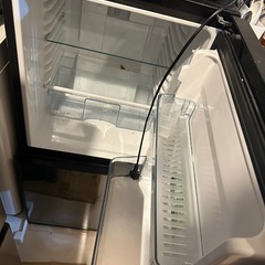 冷蔵庫 黒の画像