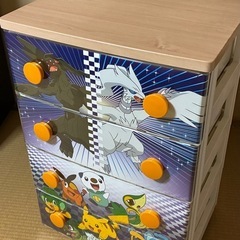 【差し上げます！！】洋服タンス  ポケットモンスターの画像