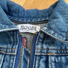 3点　デニムロンパース　デニムパンツ　キャップの画像