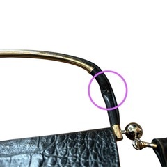 冠婚葬祭　ハンドバッグ　黒の画像